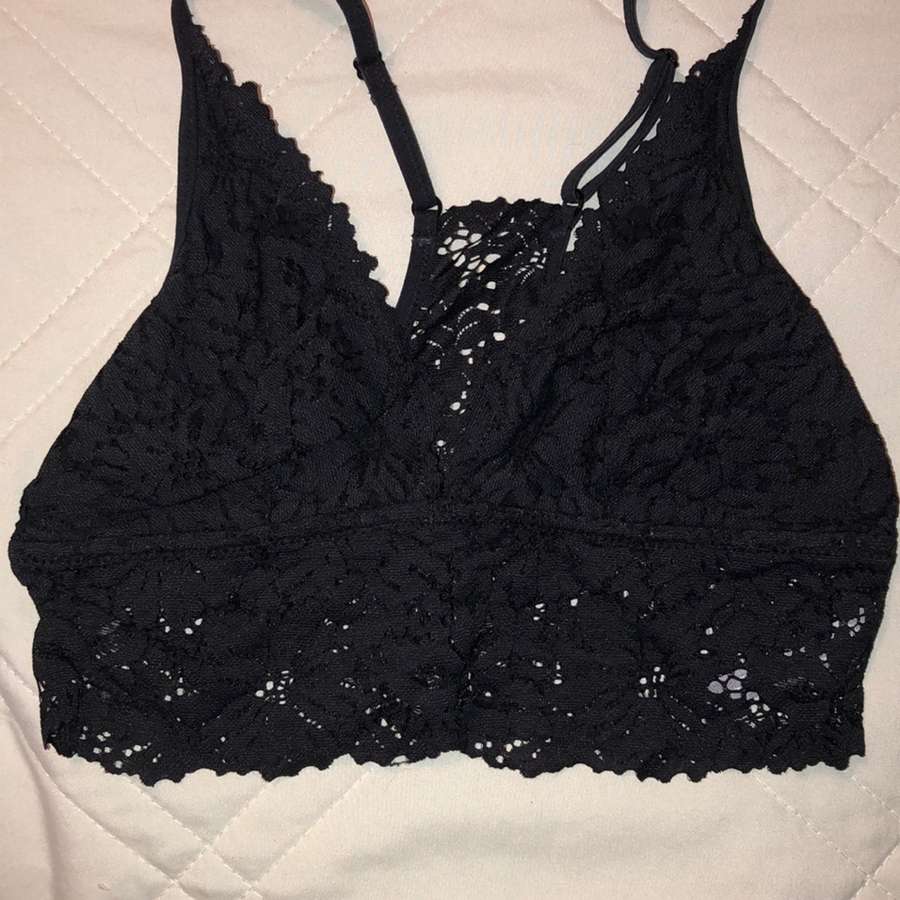 Aerie black lace bralette